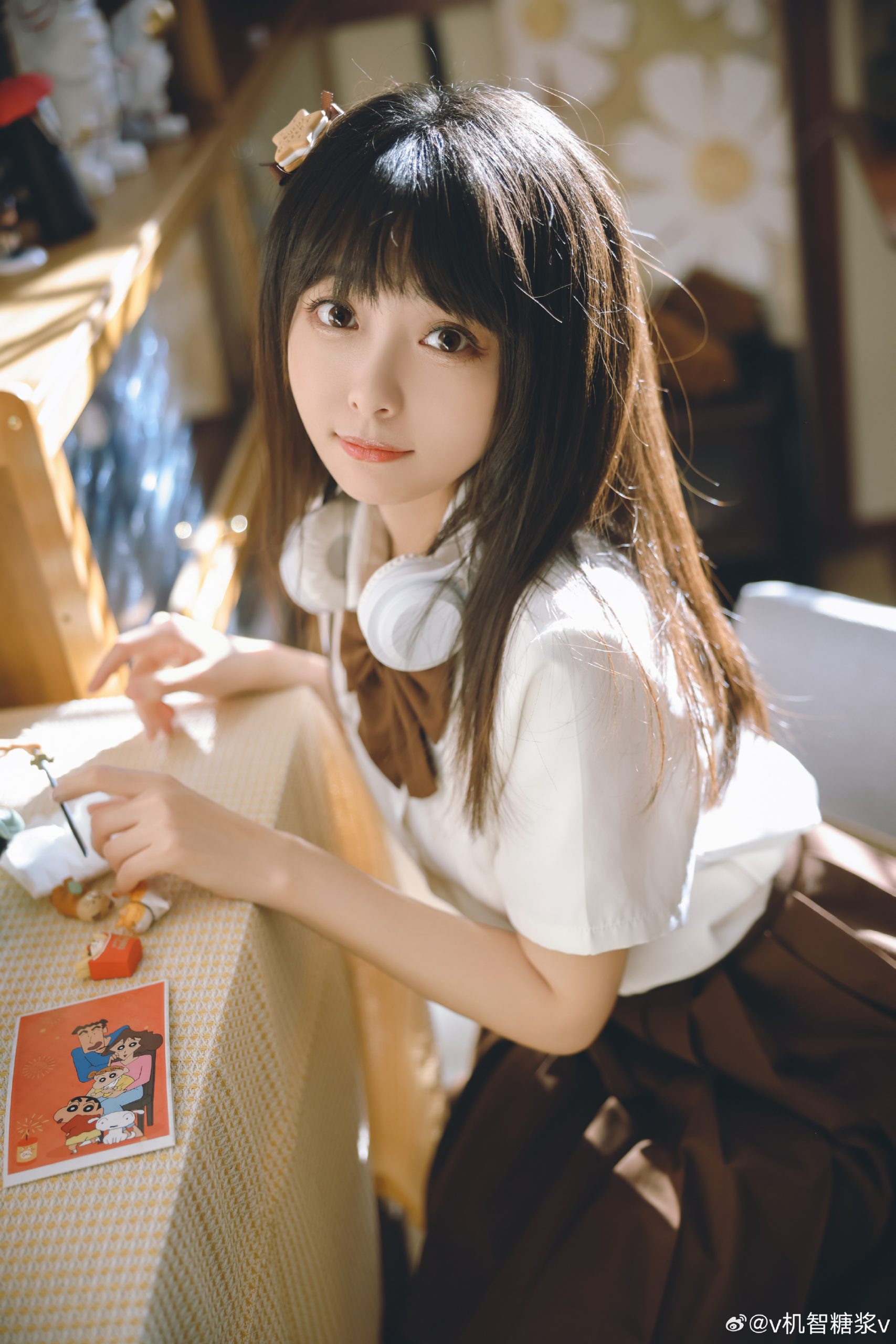 好像看你穿jk的样子@v机智糖浆v-米哈社