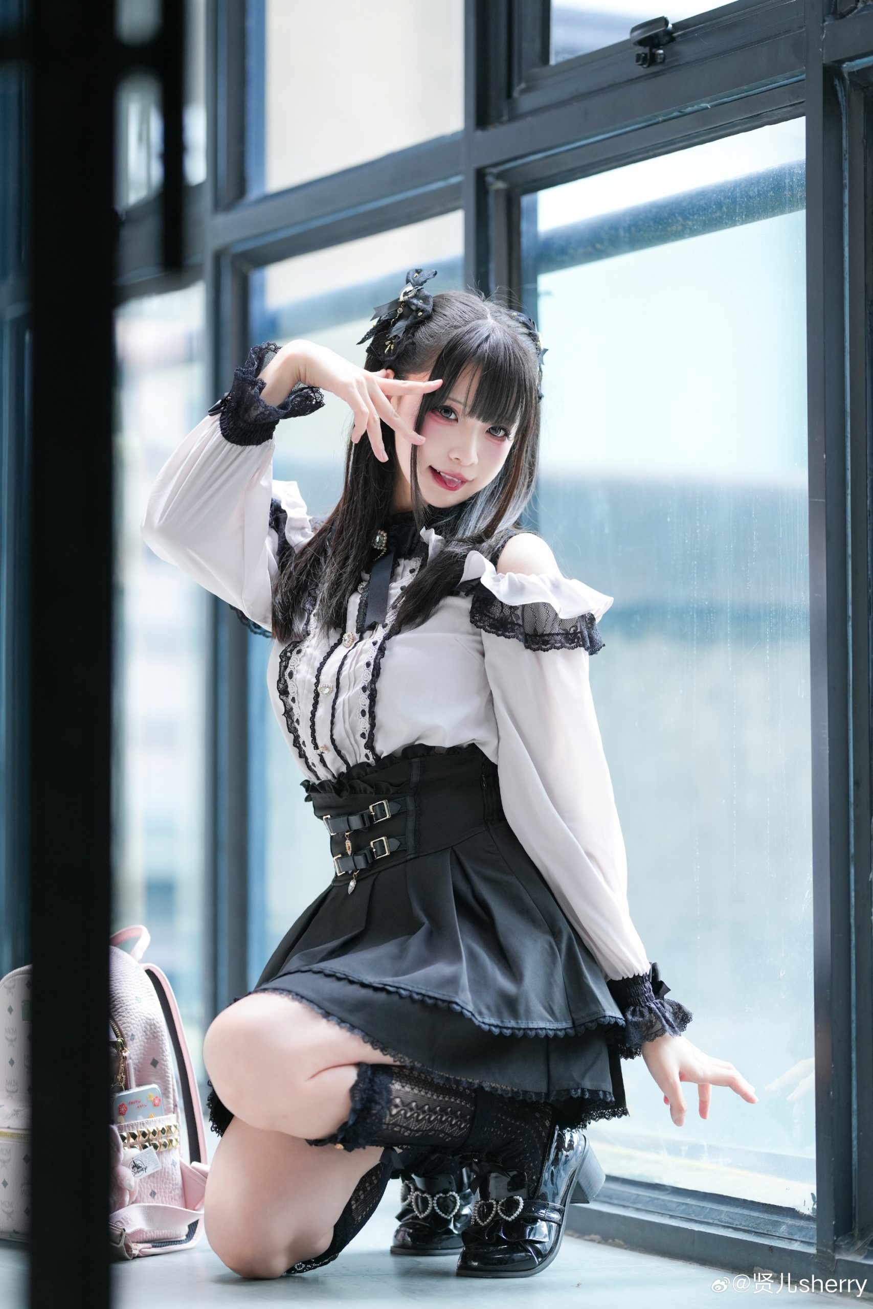 地雷系女子 不给糖可不只是捣蛋了哦😈@贤儿sherry-米哈社