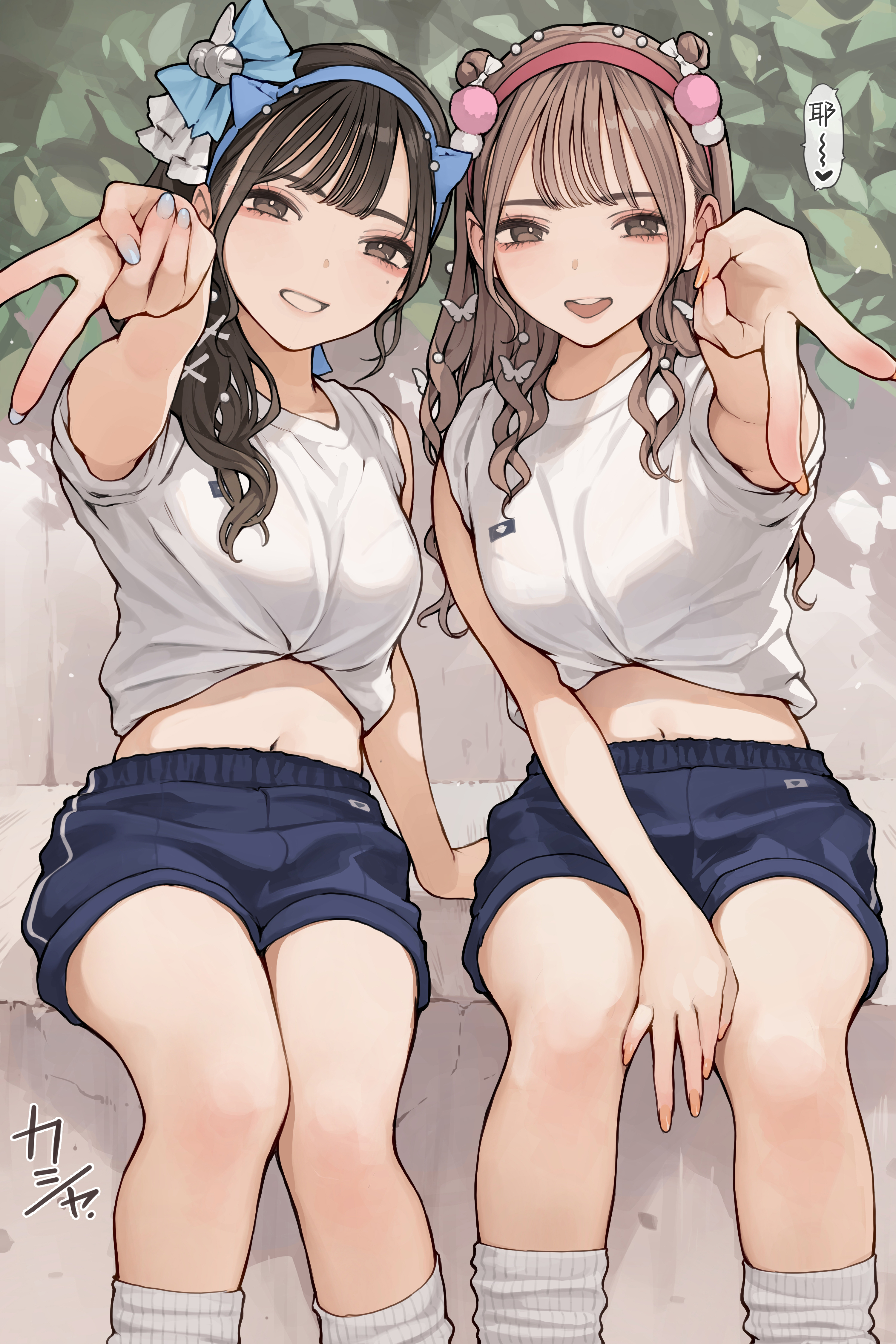 图片[2]-[海凪コウ] 体育祭ギャル [中国翻訳] [無修正]-米哈社