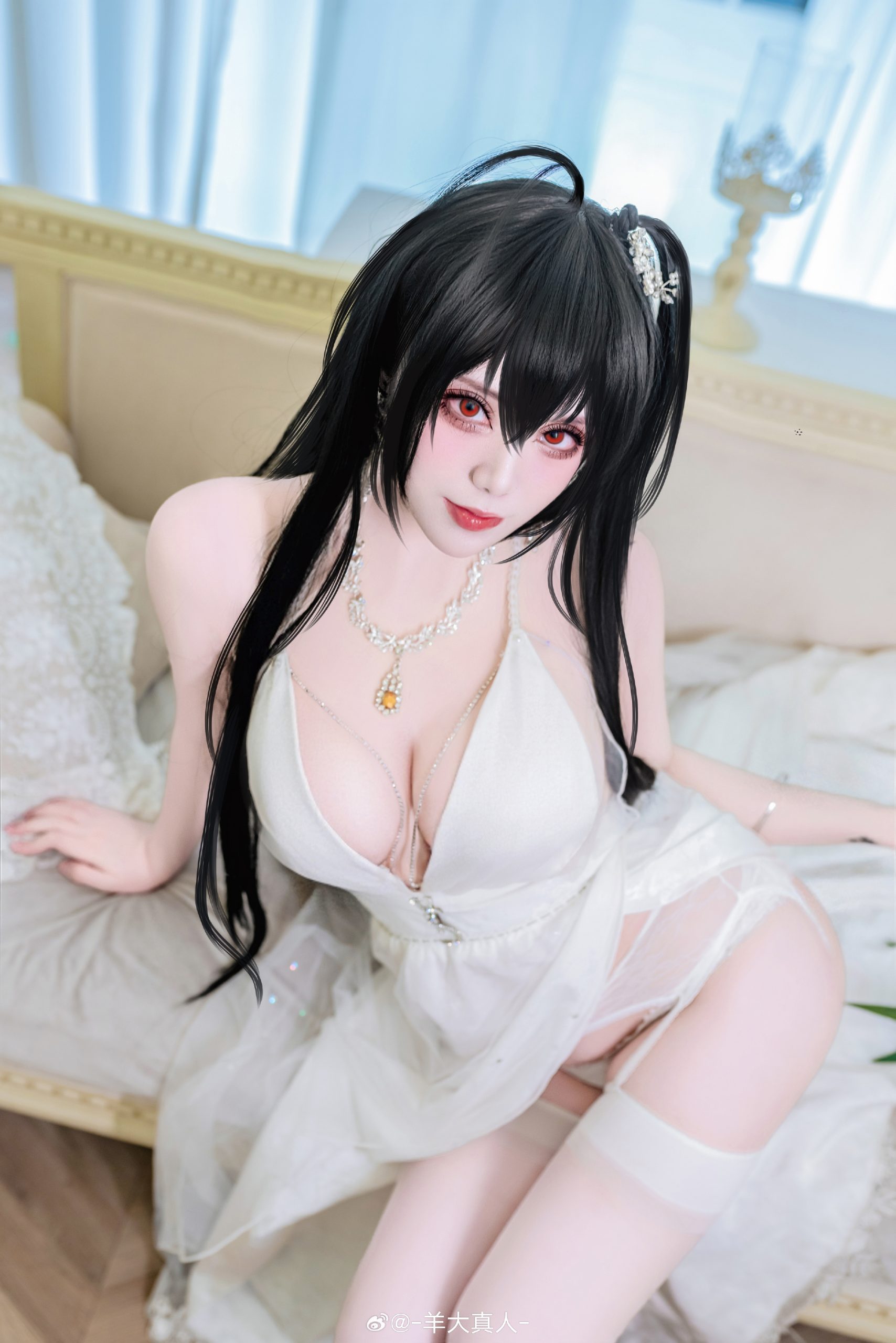 cosplay 碧蓝航线 💍大凤「誓约花嫁」@-羊大真人--米哈社