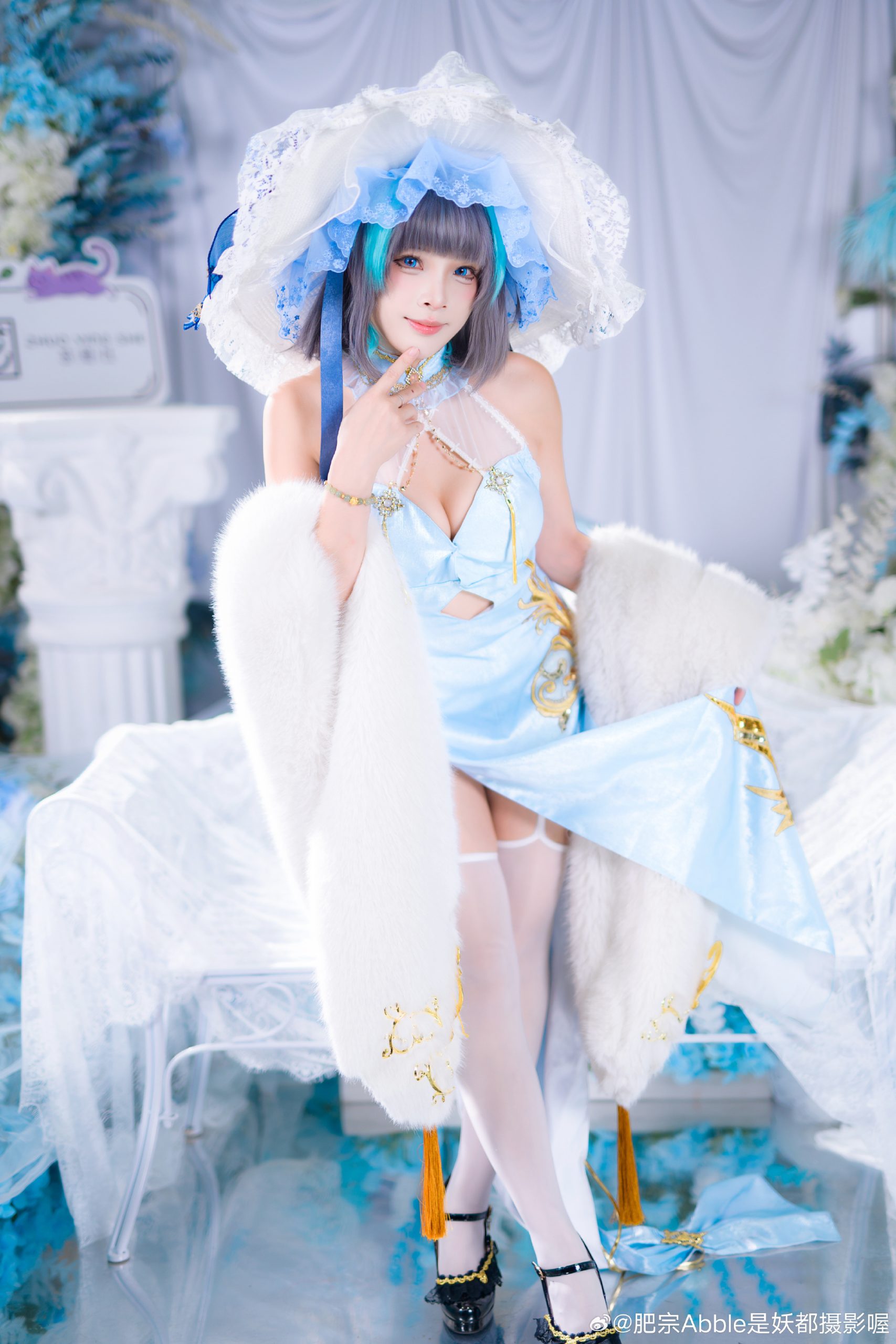 cosplay 呐呐 指挥官！我原来这么受欢迎耶 碧蓝航线 柴郡@兔子兔子兔w-米哈社