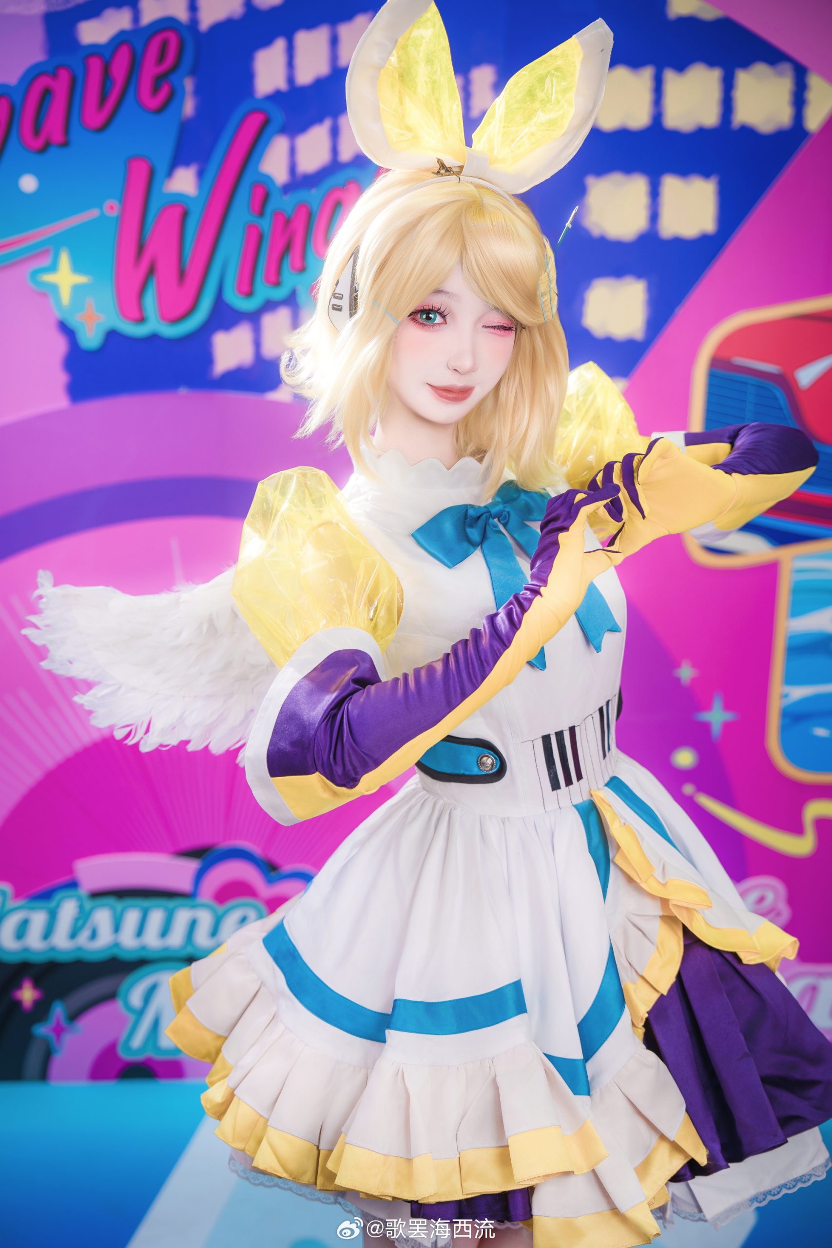 cosplay 镜音铃@御坂奈良-米哈社