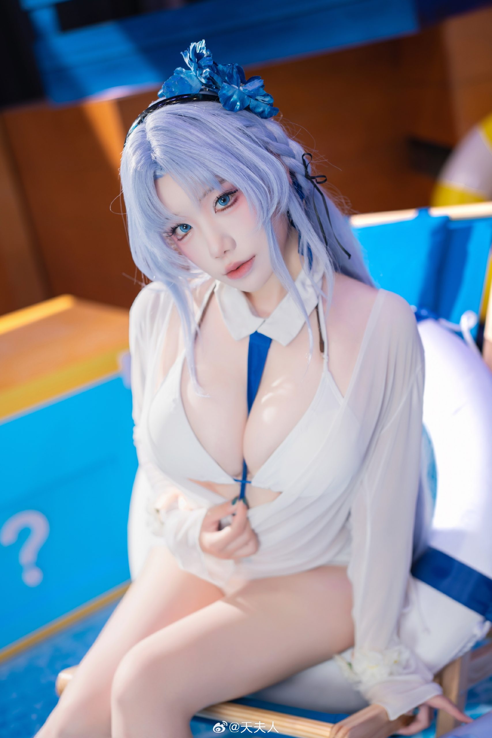 cosplay 指挥官…状、状况报告……阿 碧蓝航线 阿尔萨斯@天夫人-米哈社