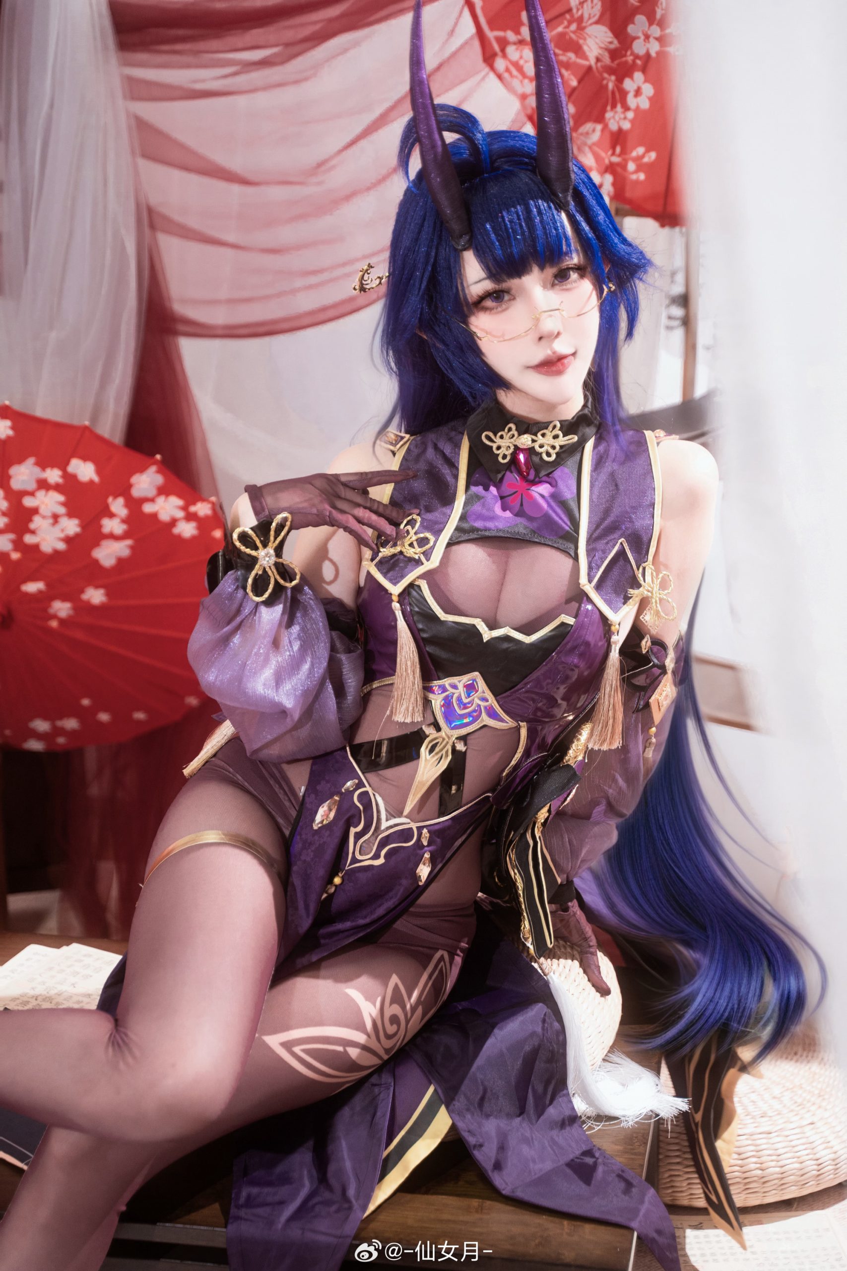 cosplay 雷之律者，愿成为你的力量。 崩坏3 雷电芽衣@-仙女月--米哈社