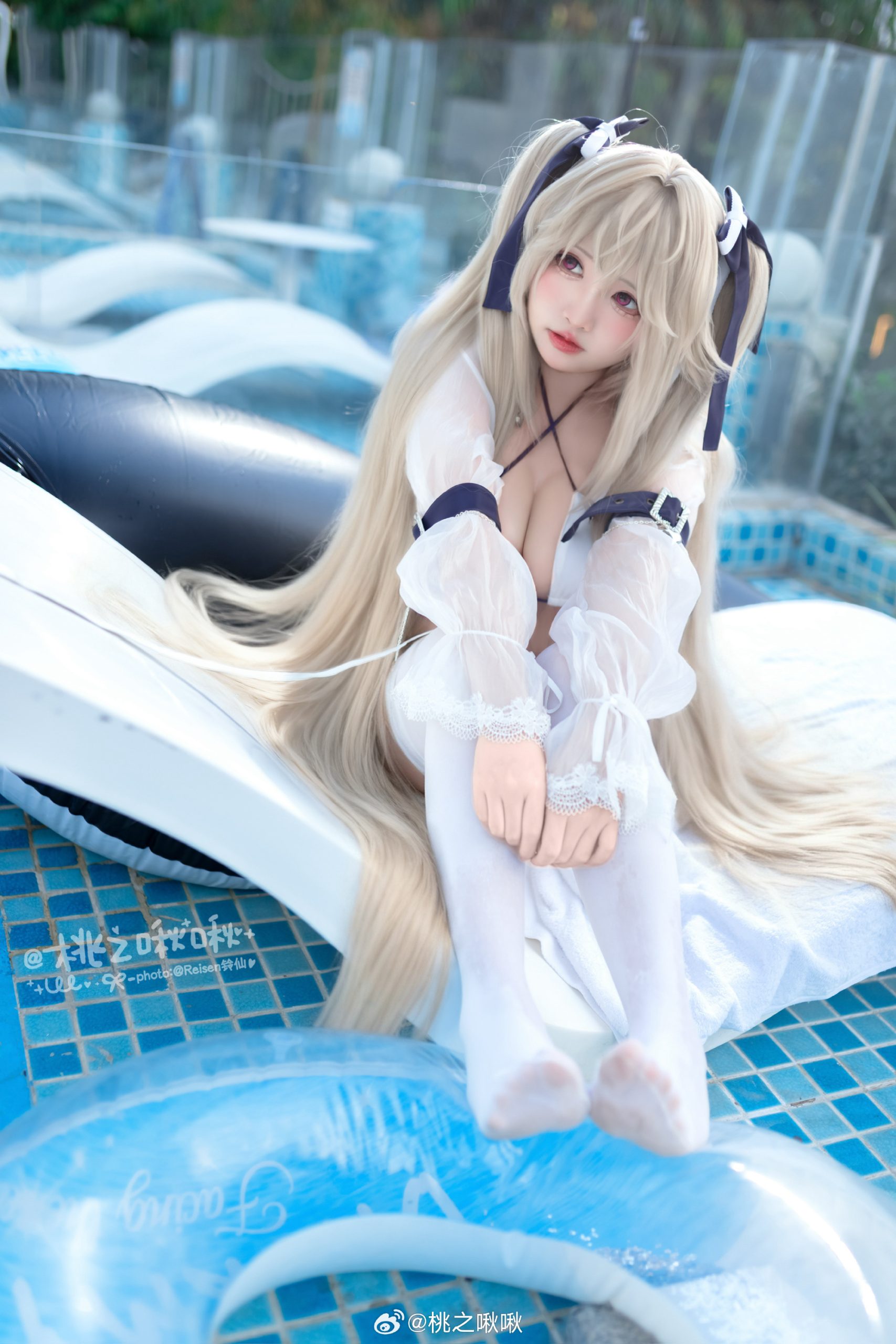 cosplay 碧蓝航线 安克雷奇@桃之啾啾-米哈社